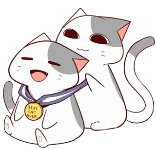🏅 BEST CAT EVER cat, medal, cute, animal, best telegram sticker