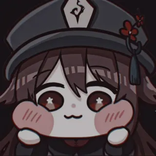 🍎 Hu Tao Genshin Impact hu tao, genshin impact, anime, gra wideo, słodki, kreskówka telegram sticker