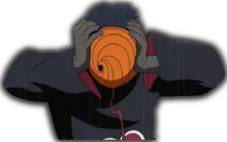 🤯 Tobi Naruto 애니메이션, 만화, 토비, 나루토, 캐릭터 telegram sticker