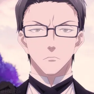 ๐ค Sebastian Michaelis Black Butler anime, black butler, sebastian michaelis, butler, anime character, sebastian telegram sticker