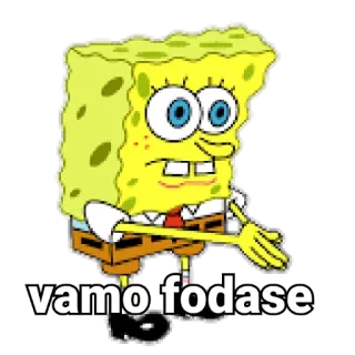 👍 Spongebob vamo fodase Spongebob, cartoon, meme, sticker telegram sticker