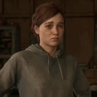 🪶 Ellie The Last of Us Part II элли, the last of us, персонаж, видеоигра telegram sticker