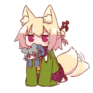 🐭 Anime, Zorro, Personaje, Lindo, Arte telegram sticker