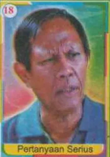 😒 Pertanyaan Serius homem, retrato, indonésio, rosto, sério, pergunta telegram sticker
