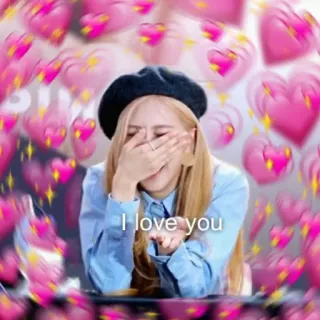 💞 I love you любовь, сердечки, милый, любовь, девушка, я люблю тебя telegram sticker