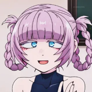 😄 Anime, Mujer, Dibujo animado, Personaje, Chica telegram sticker