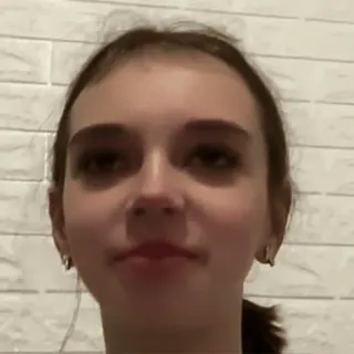 👍 vrouw, portret, gezicht, persoon, jong, vrouwelijk telegram sticker