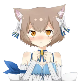😳 Felix Argyle Re:Zero Anime, Catgirl, Carino, Trap telegram sticker
