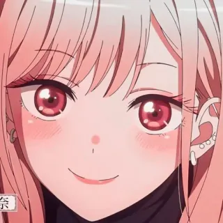 🎃 奈 Anime, Mangá, Garota, Cabelo rosa, Fofa telegram sticker
