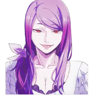 😁 Rize Kamishiro Tokyo Ghoul Anime, Charakter, Ghoul, Tokyo Ghoul, Rize Kamishiro telegram sticker