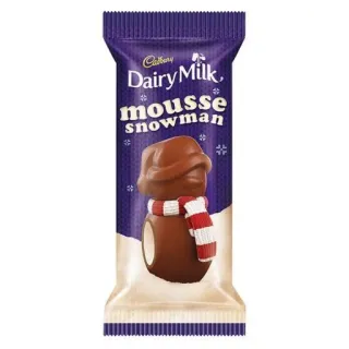 🍫 Dairy Milk, mousse snowman cioccolato, caramella, cibo, dolce, dolce, pupazzo di neve whatsapp sticker
