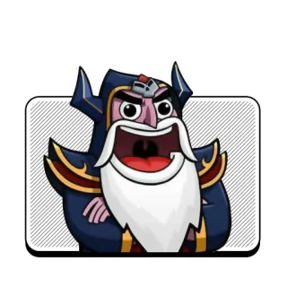 😃 tovenaar, magiër, cartoon, fantasie telegram sticker