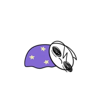 😴 сон, уставший, каракули, мультфильм, рисунок, абстракция whatsapp sticker