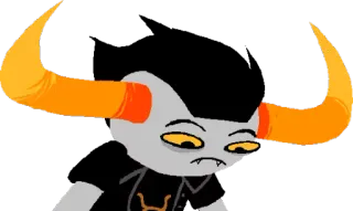 ♉ Tavros Nitram Homestuck Homestuck, Troll, Pesterchum, Webcomic, Tavros, Nitram whatsapp sticker