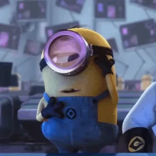 🍌 Minion Despicable Me Minion, Ich Einfach Unverbesserlich, Cartoon, Animation, Lustig, Figur telegram sticker