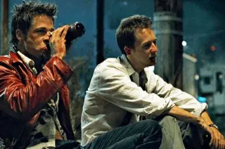 👊 Tyler Durden Fight Club Fight Club, Gewalt, Brad Pitt, Edward Norton telegram sticker