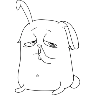 😲 desenho animado, cachorro, animal, fofo, desenho, adesivo telegram sticker
