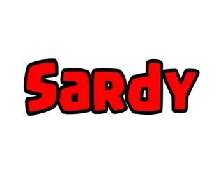 ❤ Sardy Nome, Rosso, Parola telegram sticker