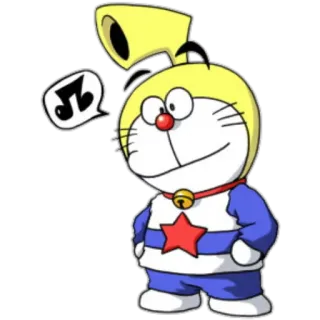 📢 Doraemon Doraemon, Cartoon, Anime, Roboterkatze, Glocke, Japanisch, Note whatsapp sticker