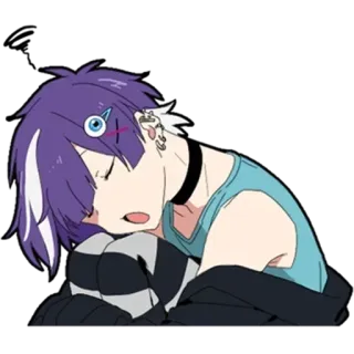 😪 Anime, Manga, Charakter, Süß, Emo, Junge, Schläfrig telegram sticker