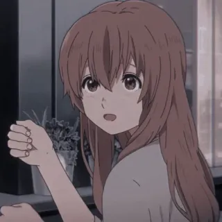 😃 Anime, Dziewczyna, Postać, Portret, Kreskówka, Animacja telegram sticker