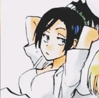 🌺 Anime, Phụ nữ, Nhân vật, Phim hoạt hình, Minh họa telegram sticker