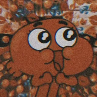 🧃 Darwin Watterson The Amazing World of Gumball cartoon, tv show, character, animal, orange, fish whatsapp sticker