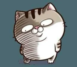 😧 Katze, Cartoon, Tier, Lustig, Sticker, Süß, Haustier telegram sticker