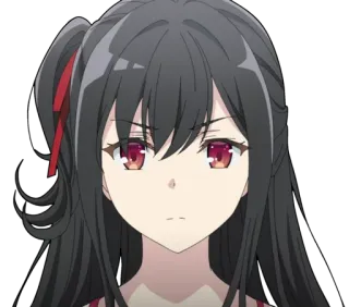 😠 Anime, Mädchen, Frau, Cartoon, Porträt telegram sticker