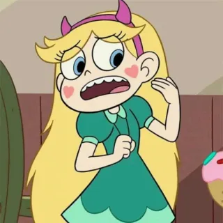 💫 Star Butterfly Star vs. the Forces of Evil Dibujos animados, Princesa, Magia, Rubia, Animado whatsapp sticker
