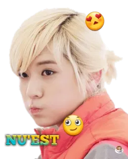 😙 NU'EST kpop, groupe, musique, idole telegram sticker
