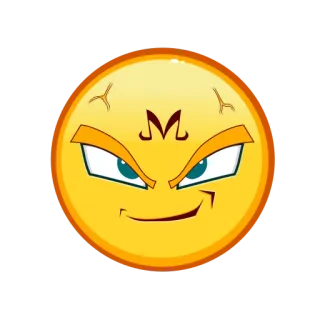 😈 Majin Buu Dragon Ball Z majin buu, emoji, dragon ball z, anime, smiley, vilão telegram sticker