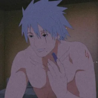 🗡️ Kakashi Hatake Naruto anime, kakashi, naruto, character, cartoon telegram sticker