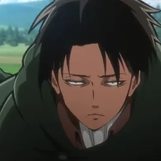 🏹 Levi Ackerman Attack on Titan Anime, Atak Tytanów, Levi, Levi Ackerman, Manga telegram sticker
