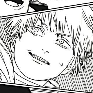 ⚙️ Denji Chainsaw Man Manga, Anime, Chainsaw Man, Denji telegram sticker