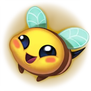 😄 bee, cartoon, animal, cute, insect telegram sticker