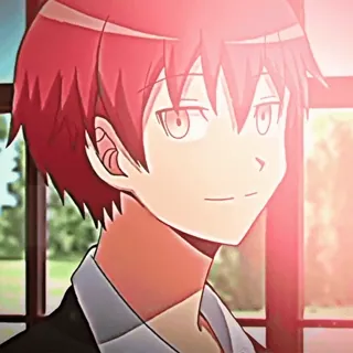 🍷 Karma Akabane Assassination Classroom Anime, Personage, Karma Akabane, Assassination Classroom telegram sticker