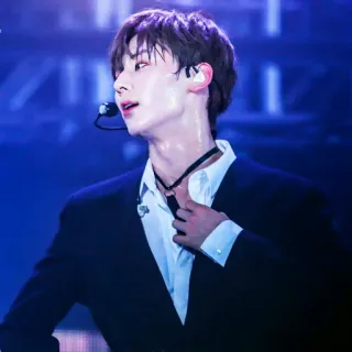 ☘ kpop, cantante, hombre, ídolo, actuación, escenario telegram sticker