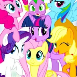 ❤️ My Little Pony мой маленький пони, дружба, мультфильм, пони, анимация telegram sticker