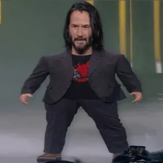👦 Keanu Reeves มีม, ตลก, คนดัง, นักแสดง, คีอานู รีฟส์ whatsapp sticker