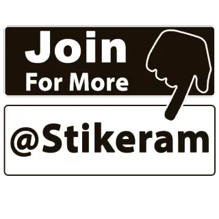 © Join
For More
@Stikeram juntar-se, mais, adesivos, seguir, mídias sociais, adesivo, mão, dedo indicador telegram sticker