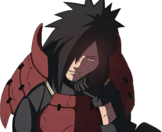 😏 Madara Uchiha Naruto anime, manga, uchiha, ninja, villain telegram sticker