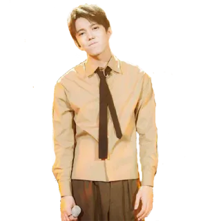 😐 hombre, hombre, corbata, camisa, pose, de pie telegram sticker