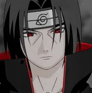 😶 Itachi Uchiha Naruto anime, uchiha, itachi, naruto, mangekyo sharingan telegram sticker