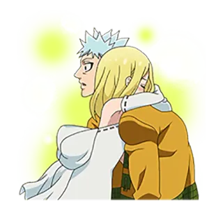 ❤ Ban Anime, Casal, Abraço, Amigos, Desenho animado, Celebração whatsapp sticker