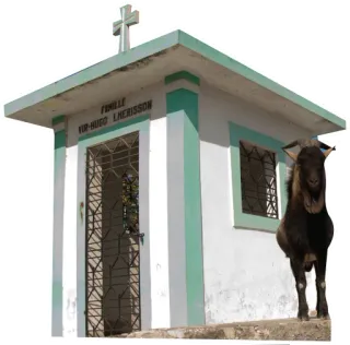 ⛪️ Famille VUP-HUGO LHERISSON family, church, goat, building, tomb telegram sticker