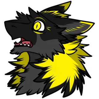😫 Furry, Anthro, Animale, Cartone animato, Personaggio, Mascotte whatsapp sticker