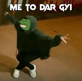 😂 ME TO DAR GYI whatsapp sticker