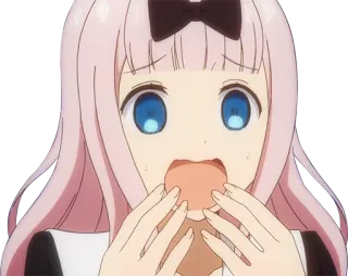 😱 Chika Fujiwara Kaguya-sama: Love Is War Anime, Chika Fujiwara, Kaguya-sama: Liebe ist Krieg, Süß, Schockiert, Cartoon telegram sticker