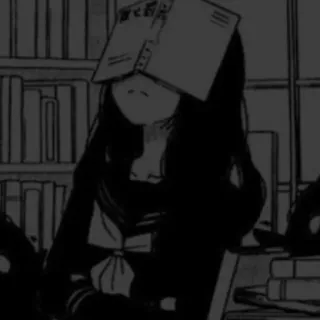 😪 Anime, Manga, Lecture, Fatigué(e), Étudiant(e), École telegram sticker